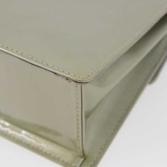 LOUIS VUITTON Monogram Vernis Spring Street Hand Bag Gris M91029 LV Auth 157614V