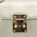 LOUIS VUITTON Monogram Vernis Spring Street Hand Bag Gris M91029 LV Auth 157614V-14