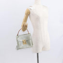 LOUIS VUITTON Monogram Vernis Spring Street Hand Bag Gris M91029 LV Auth 157614V-22