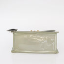 LOUIS VUITTON Monogram Vernis Spring Street Hand Bag Gris M91029 LV Auth 157614V-9