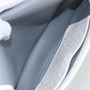 Christian Dior Honeycomb Canvas Shoulder Bag PVC Gold White Auth 157616-15