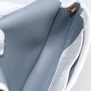 Christian Dior Honeycomb Canvas Shoulder Bag PVC Gold White Auth 157616-16