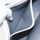 Christian Dior Honeycomb Canvas Shoulder Bag PVC Gold White Auth 157616-18