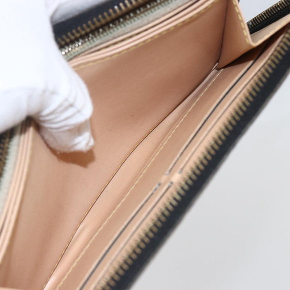 LOUIS VUITTON Monogram Multicolor Zippy Wallet Wallet Black M60243 Auth 157617