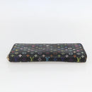 LOUIS VUITTON Monogram Multicolor Zippy Wallet Wallet Black M60243 Auth 157617-6