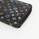 LOUIS VUITTON Monogram Multicolor Zippy Wallet Wallet Black M60243 Auth 157617-7
