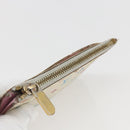 LOUIS VUITTON Multicolor Pochette Cles NM Coin Purse White M93734 LV Auth 157618-5