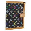 LOUIS VUITTON Multicolor Agenda PM Day Planner Cover Black R20895 Auth 157619SM-1