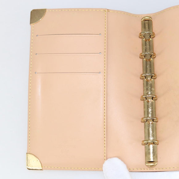 LOUIS VUITTON Multicolor Agenda PM Day Planner Cover Black R20895 Auth 157619SM