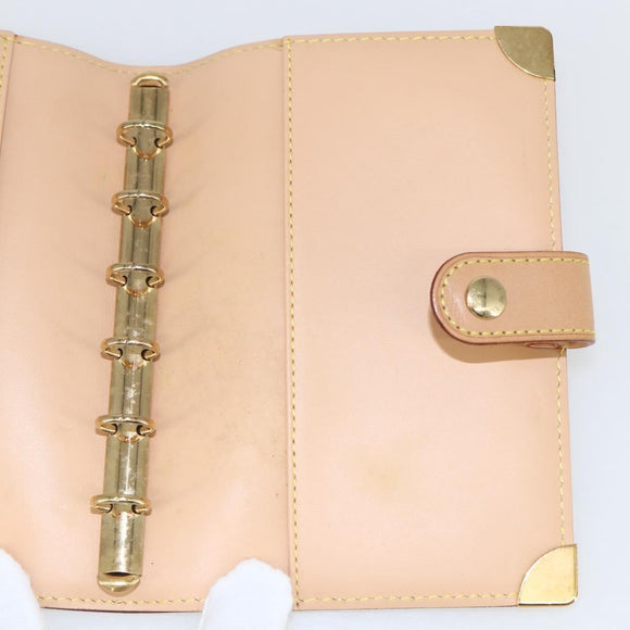 LOUIS VUITTON Multicolor Agenda PM Day Planner Cover Black R20895 Auth 157619SM
