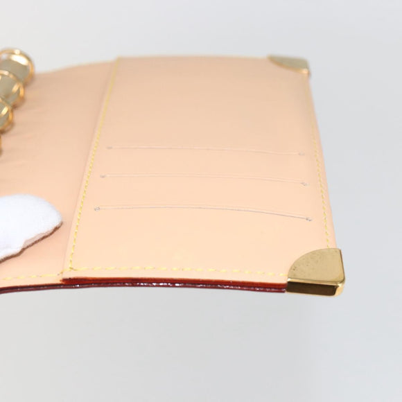 LOUIS VUITTON Multicolor Agenda PM Day Planner Cover Black R20895 Auth 157619SM
