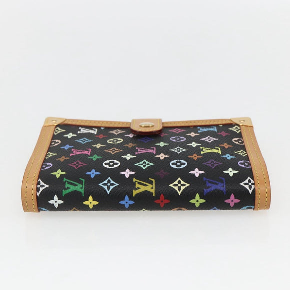 LOUIS VUITTON Multicolor Agenda PM Day Planner Cover Black R20895 Auth 157619SM