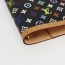 LOUIS VUITTON Multicolor Agenda PM Day Planner Cover Black R20895 Auth 157619SM-16
