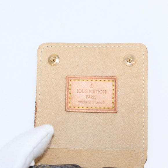 LOUIS VUITTON Monogram Jewelry Case Jewelry Box LV Auth 157621