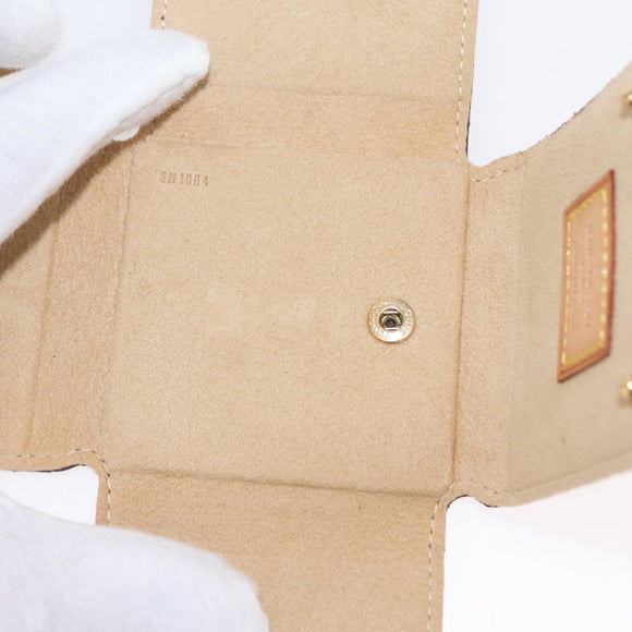 LOUIS VUITTON Monogram Jewelry Case Jewelry Box LV Auth 157621