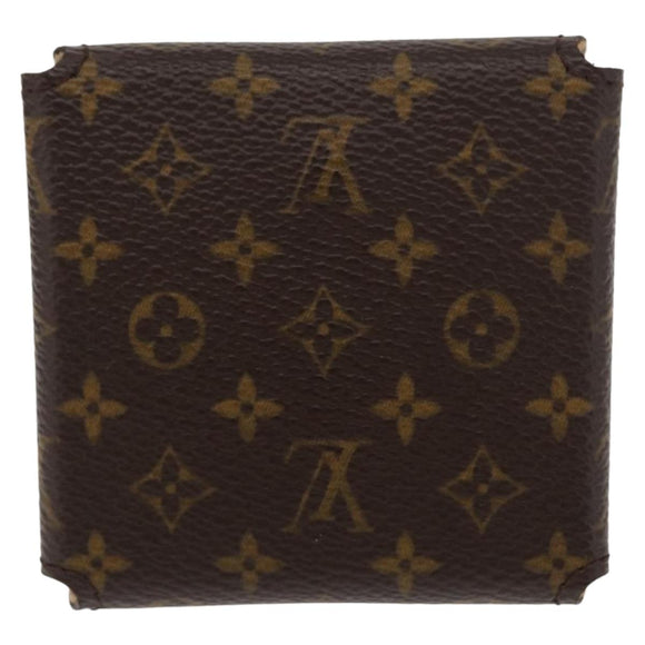 LOUIS VUITTON Monogram Jewelry Case Jewelry Box LV Auth 157621