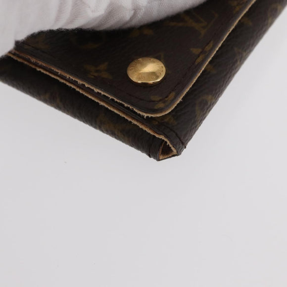 LOUIS VUITTON Monogram Jewelry Case Jewelry Box LV Auth 157621