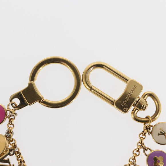 LOUIS VUITTON Porte Cles Chainne Pastille Key Holder metal M66172 LV Auth 157623