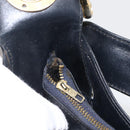 CELINE C Sulky Shoulder Bag Navy Gold Auth 157624-14