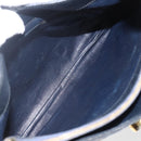 CELINE C Sulky Shoulder Bag Navy Gold Auth 157624-15