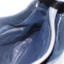 CELINE C Sulky Shoulder Bag Navy Gold Auth 157624-16