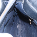 CELINE C Sulky Shoulder Bag Navy Gold Auth 157624-17