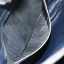 CELINE C Sulky Shoulder Bag Navy Gold Auth 157624-18