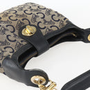 CELINE C Sulky Shoulder Bag Navy Gold Auth 157624-6