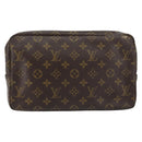 LOUIS VUITTON Monogram Trousse Toilette 28 Clutch Bag M47522 LV Auth 157629-2