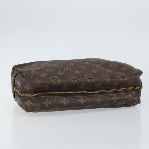 LOUIS VUITTON Monogram Trousse Toilette 28 Clutch Bag M47522 LV Auth 157629