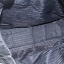 PRADA Tote Bag Nylon Black Silver Auth 157633-11