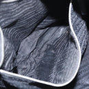 PRADA Tote Bag Nylon Black Silver Auth 157633-22