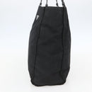 PRADA Tote Bag Nylon Black Silver Auth 157633-4