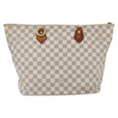 LOUIS VUITTON Damier Azur Saleya MM Tote Bag N51185 LV Auth 157637-2