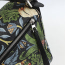 LOEWE Puzzle Hand Bag Leather 2way Navy Silver Auth 157642SM-20