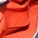 LOEWE Puzzle Hand Bag Leather 2way Navy Silver Auth 157642SM-25