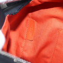 LOEWE Puzzle Hand Bag Leather 2way Navy Silver Auth 157642SM-11