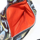 LOEWE Puzzle Hand Bag Leather 2way Navy Silver Auth 157642SM-26