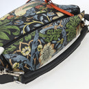 LOEWE Puzzle Hand Bag Leather 2way Navy Silver Auth 157642SM-6