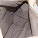 FENDI Zucchino Canvas Shoulder Bag Pink Gold Auth 157643V-20