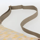 FENDI Zucchino Canvas Shoulder Bag Pink Gold Auth 157643V-8