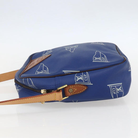 LOUIS VUITTON LV Cup Sac San Diego Shoulder Bag Blue M80010 LV Auth 157647