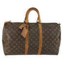 LOUIS VUITTON Monogram Keepall 45 Boston Bag M41428 LV Auth 157652-1