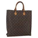 LOUIS VUITTON Monogram Sac Plat Hand Bag M51140 LV Auth 157654-1