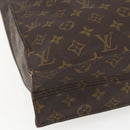 LOUIS VUITTON Monogram Sac Plat Hand Bag M51140 LV Auth 157654-14