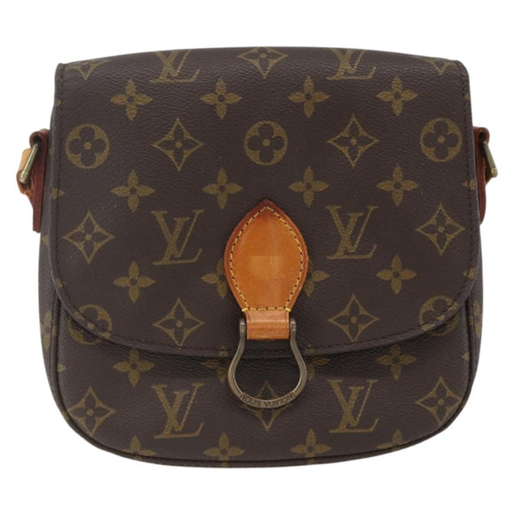 LOUIS VUITTON Monogram Saint Cloud MM Shoulder Bag M51243 LV Auth 157657