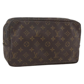 LOUIS VUITTON Monogram Trousse Toilette 28 Clutch Bag M47522 LV Auth 157658