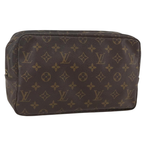 LOUIS VUITTON Monogram Trousse Toilette 28 Clutch Bag M47522 LV Auth 157658