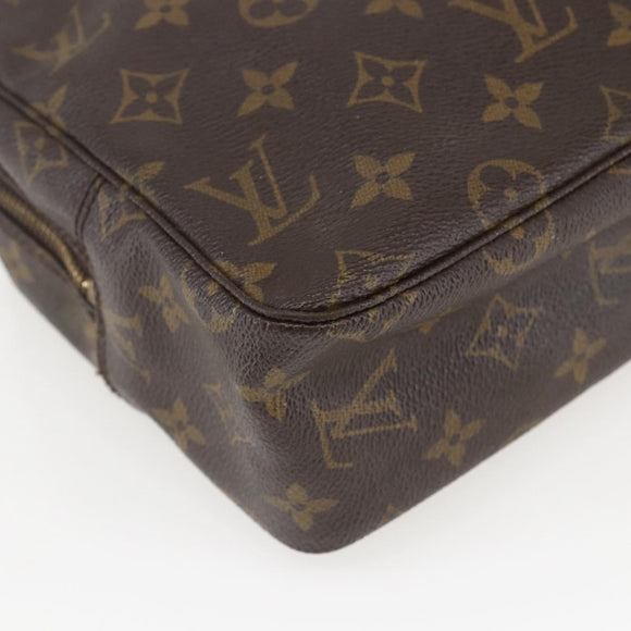 LOUIS VUITTON Monogram Trousse Toilette 28 Clutch Bag M47522 LV Auth 157658
