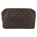 LOUIS VUITTON Monogram Trousse Toilette 28 Clutch Bag M47522 LV Auth 157658-2